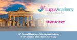 Werbung für die 14 Tagung der Lupus Academy