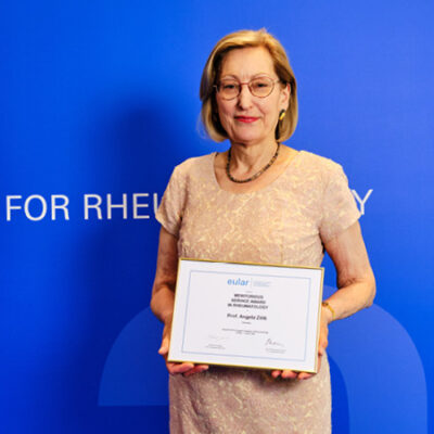 Auszeichnung der EULAR für Angela Zink